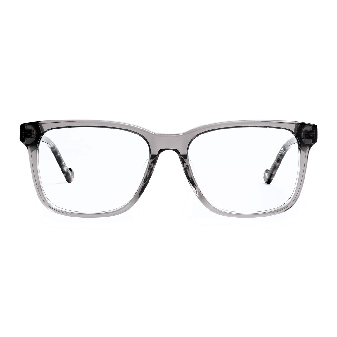 Large Blue Light Reading Glasses - Clear Indoors + Sun Outdoors Gray | RENEE'S READERS