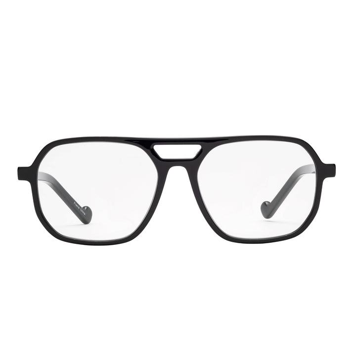 Aviator Reading Glasses-Black-Photochromic Lenses